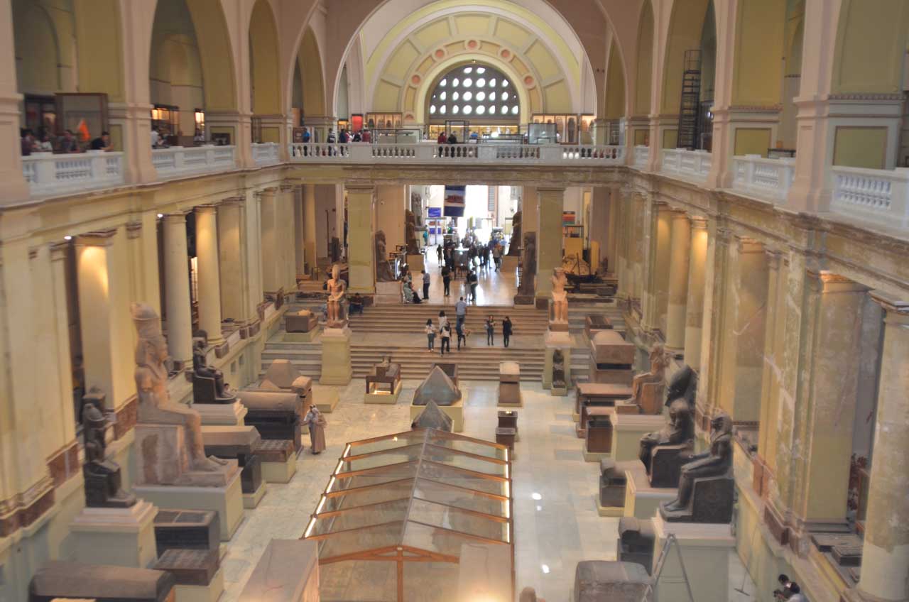 visita al museo egipcio en el cairo