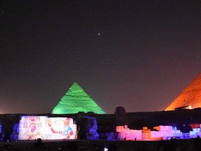 Luz y Sonido en las pirámides de Guiza
